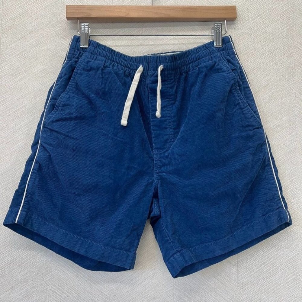 J. Crew Re-Imagined Vintage Blue Corduroy Shorts Womens Size S